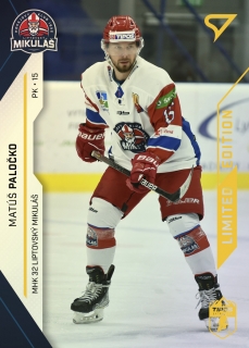 21-22 Tipos Extraliga - Matúš PALOČKO č. 194 GOLD x/15