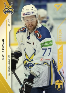 21-22 Tipos Extraliga - Matúš CHOVAN č. 203 GOLD x/15