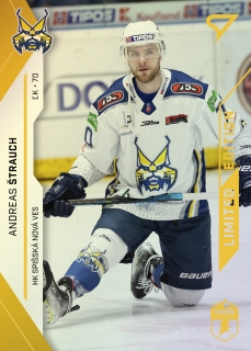 21-22 Tipos Extraliga - Andreas ŠTRAUCH č. 213 GOLD x/15