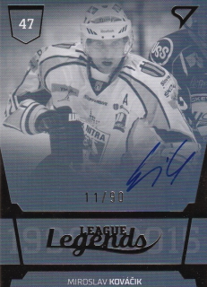 21-22 Tipos Extraliga - Miroslav KOVÁČIK č. LL4 AUTO 11/90