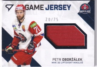 21-22 Tipos Extraliga - Petr OBDRŽÁLEK č. JS-PO 20/75