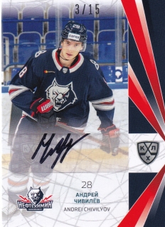 21-22 KHL - Andrei CHIVILYOV č. NKH-A08 3/15