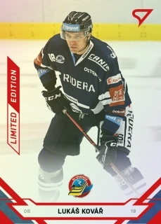 21-22 Tipsport Extraliga - Lukáš KOVÁŘ č. 168 Red x/49