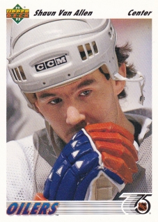 91-92 Upper Deck - Shaun Van ALLEN č. 52