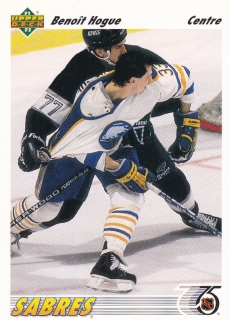 91-92 Upper Deck - Benoit HOGUE č. 159
