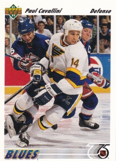 91-92 Upper Deck - Paul CAVALLINI č. 184