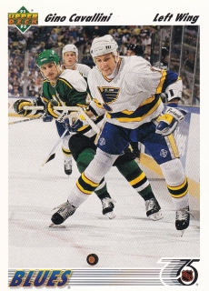 91-92 Upper Deck - Gino CAVALLINI č. 187
