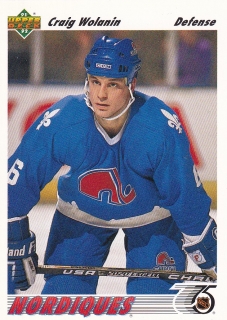 91-92 Upper Deck - Craig WOLANIN č. 486