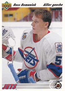 91-92 Upper Deck French - Russ ROMANIUK č. 46