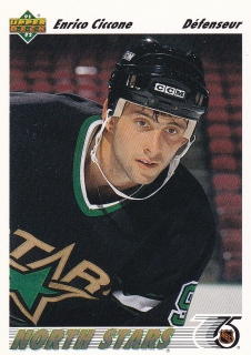 91-92 Upper Deck French - Enrico CICCONE č. 51