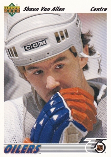 91-92 Upper Deck French - Shaun Van ALLEN č. 52