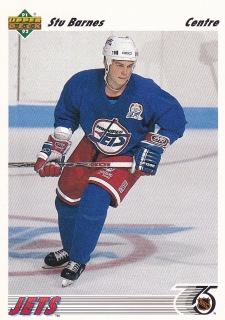 91-92 Upper Deck French - Stu BARNES č. 53