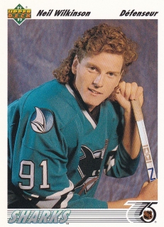 91-92 Upper Deck French - Neil WILKINSON č. 55