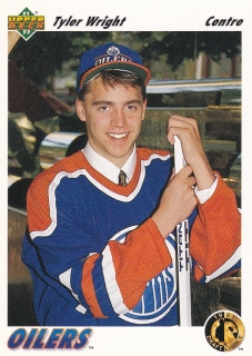 91-92 Upper Deck French - Tyler WRIGHT č. 67
