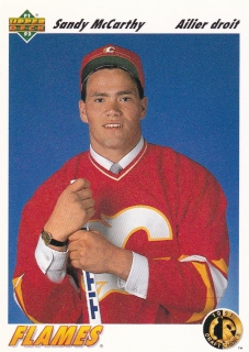 91-92 Upper Deck French - Sandy McCARTHY č. 77