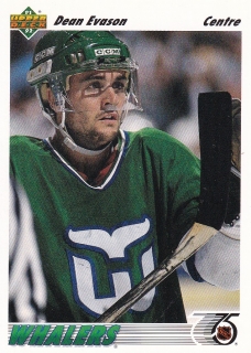 91-92 Upper Deck French - Dean EVASON č. 127