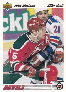 91-92 Upper Deck French - John MacLEAN č. 169