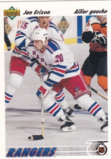 91-92 Upper Deck French - Jan ERIXON č. 178