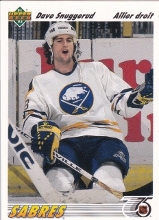91-92 Upper Deck French - Dave SNUGGERUD č. 194
