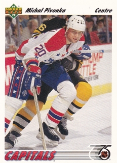 91-92 Upper Deck French - Michal PIVOŇKA č. 229