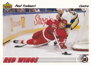 91-92 Upper Deck French - Paul YSEBAERT č. 278