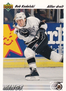 91-92 Upper Deck French - Bob KUDELSKI č. 301