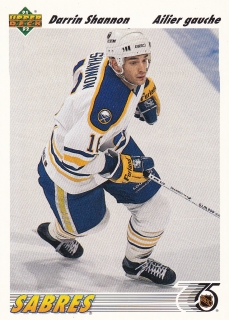91-92 Upper Deck French - Darrin SHANNON č. 322