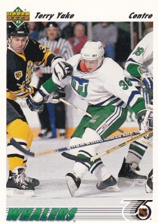 91-92 Upper Deck French - Terry YAKE č. 323