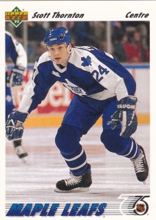 91-92 Upper Deck French - Scott THORNTON  č. 353