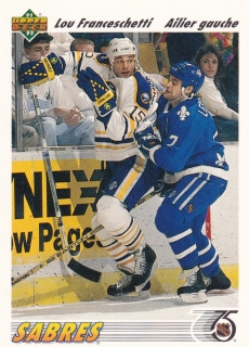 91-92 Upper Deck French - Lou FRANCESCHETTI č. 399