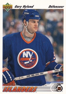 91-92 Upper Deck French - Gary NYLUND č. 406