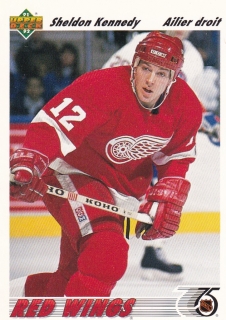 91-92 Upper Deck French - Sheldon KENNEDY č. 408