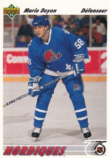 91-92 Upper Deck French - Mario DOYON č. 411