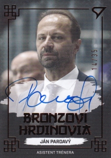 2022 Hokejové Slovensko - Ján PARDAVÝ č. BHS-28 AUTO 14/35