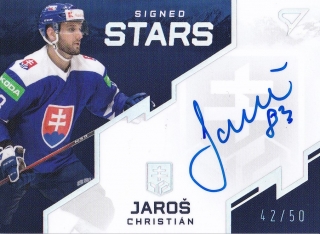 2022 Hokejové Slovensko - Christián JAROŠ č. SS-CJ 42/50