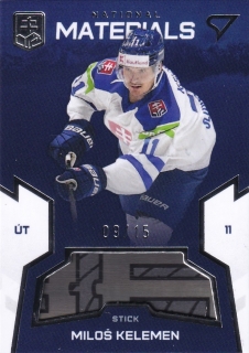 2022 Hokejové Slovensko - Miloš KELEMEN č. NM-MK STICK 09/15