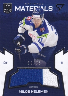 2022 Hokejové Slovensko - Miloš KELEMEN č. NM-MK JERSEY 24/35