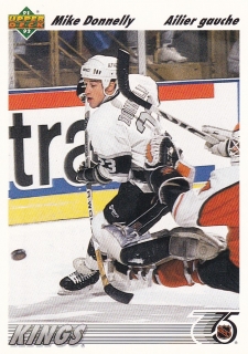 91-92 Upper Deck French - Mike DONNELLY č. 420