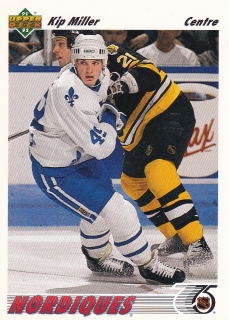 91-92 Upper Deck French - Kip MILLER č. 431