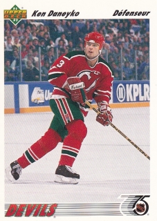 91-92 Upper Deck French - Ken DANEYKO č. 435