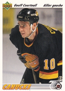 91-92 Upper Deck French - Geoff COURTNALL č. 467