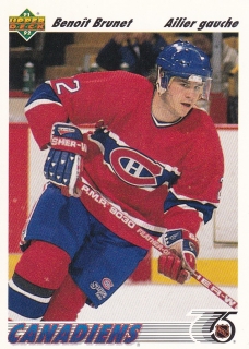 91-92 Upper Deck French - Benoit BRUNET č. 469