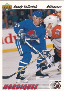 91-92 Upper Deck French - Randy VELISCHEK č. 484