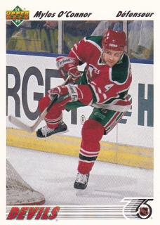 91-92 Upper Deck French - Myles O'CONNOR č. 485