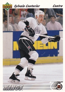 91-92 Upper Deck French - Sylvain COUTURIER č. 491