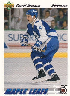 91-92 Upper Deck French - Darryl SHANNON č. 493