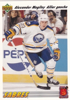91-92 Upper Deck French - Alexander MOGILNY č. E2 Euro-Stars