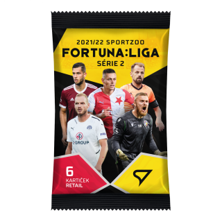21-22 Fortuna Liga 2.série RETAIL balíček (6 karet)