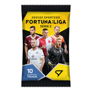 21-22 Fortuna Liga 2.série PREMIUM balíček (10 karet)