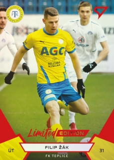 21-22 Fortuna Liga - Filip ŽÁK č. 306 Red x/49